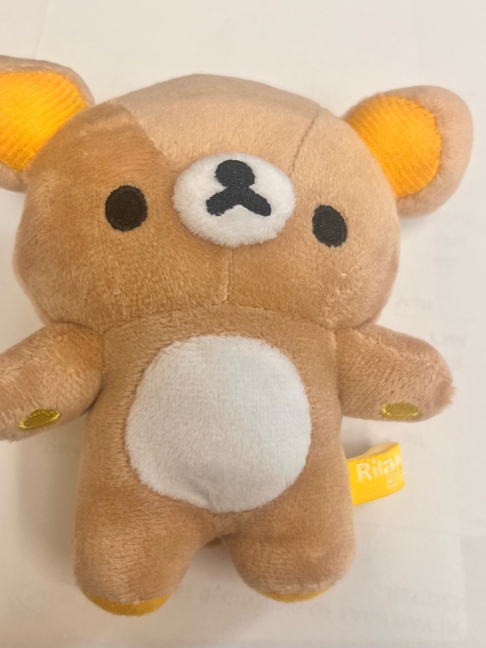 Rilakkuma-Brown Plush Bear- Soft Cuddly Stuffed plush keychain